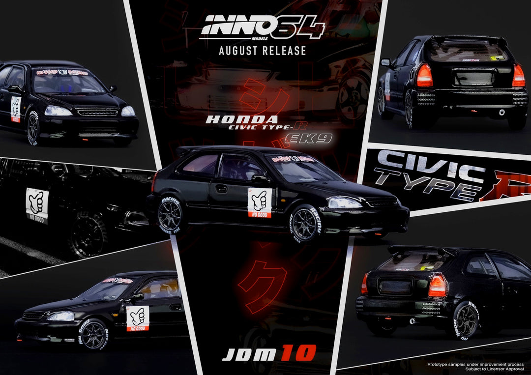 Inno64 Honda Civic Type-R EK9 NO GOOD RACING IN64-EK9-JDM10