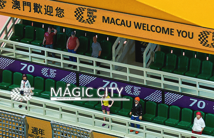 [Preorder] Magic City 1:64 Macau Grand Prix 70th Anniversary Edition Spectator Stand