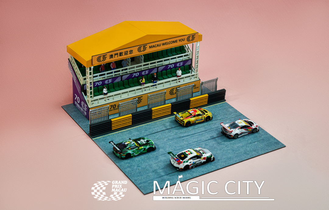 Magic City 1:64 Macau Grand Prix 70th Anniversary Edition Spectator Stand GT0009