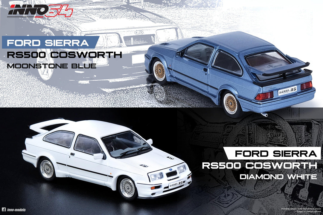 [Preorder] Inno64 1:64 Ford Sierra RS500 Cosworth 1986 White - Horizon Diecast