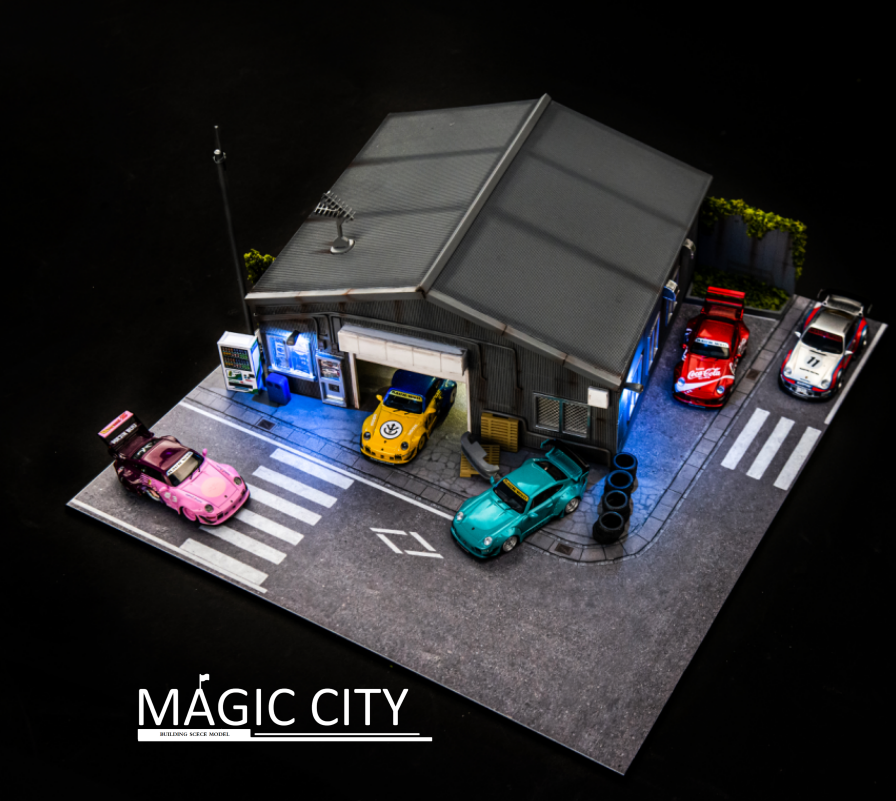 Magic City 1:64 Diorama Japan RWB Nakai House 110013 – Horizon Diecast Magic City 1:64 Diorama Japan RWB Nakai House 110013 – Horizon Diecast