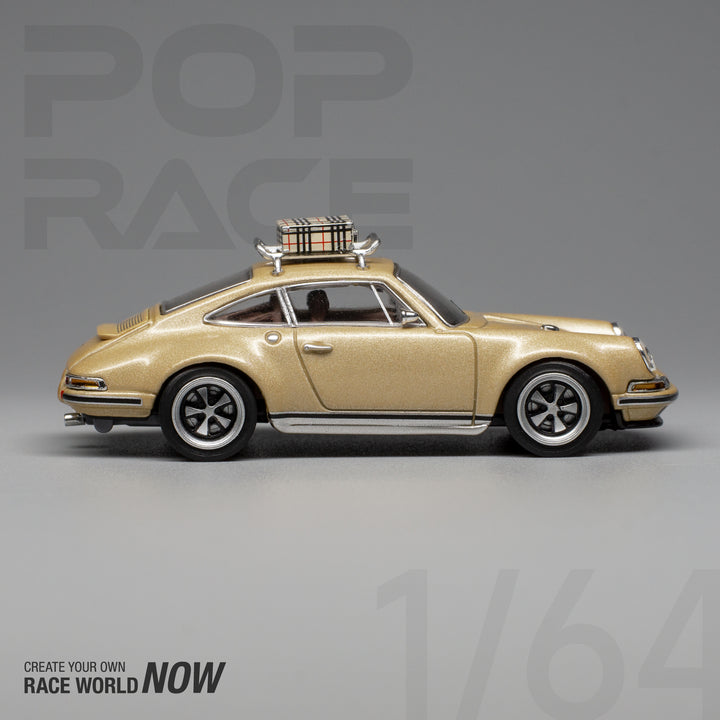 POPRACE 1:64 Singer Porsche 964 Gold