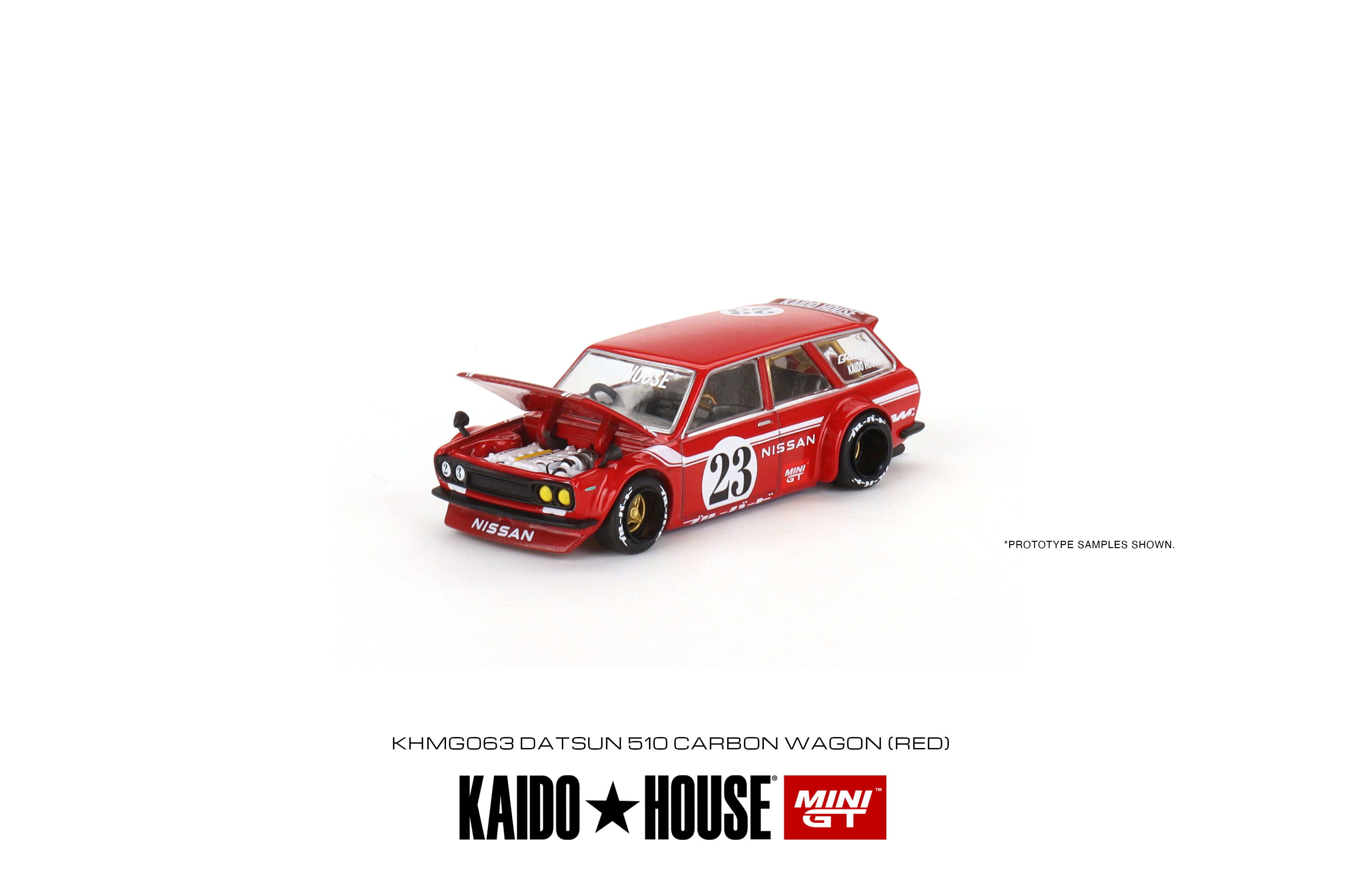 Mini GT x Kaido☆House 1/64 Datsun 510 Pro Street Full