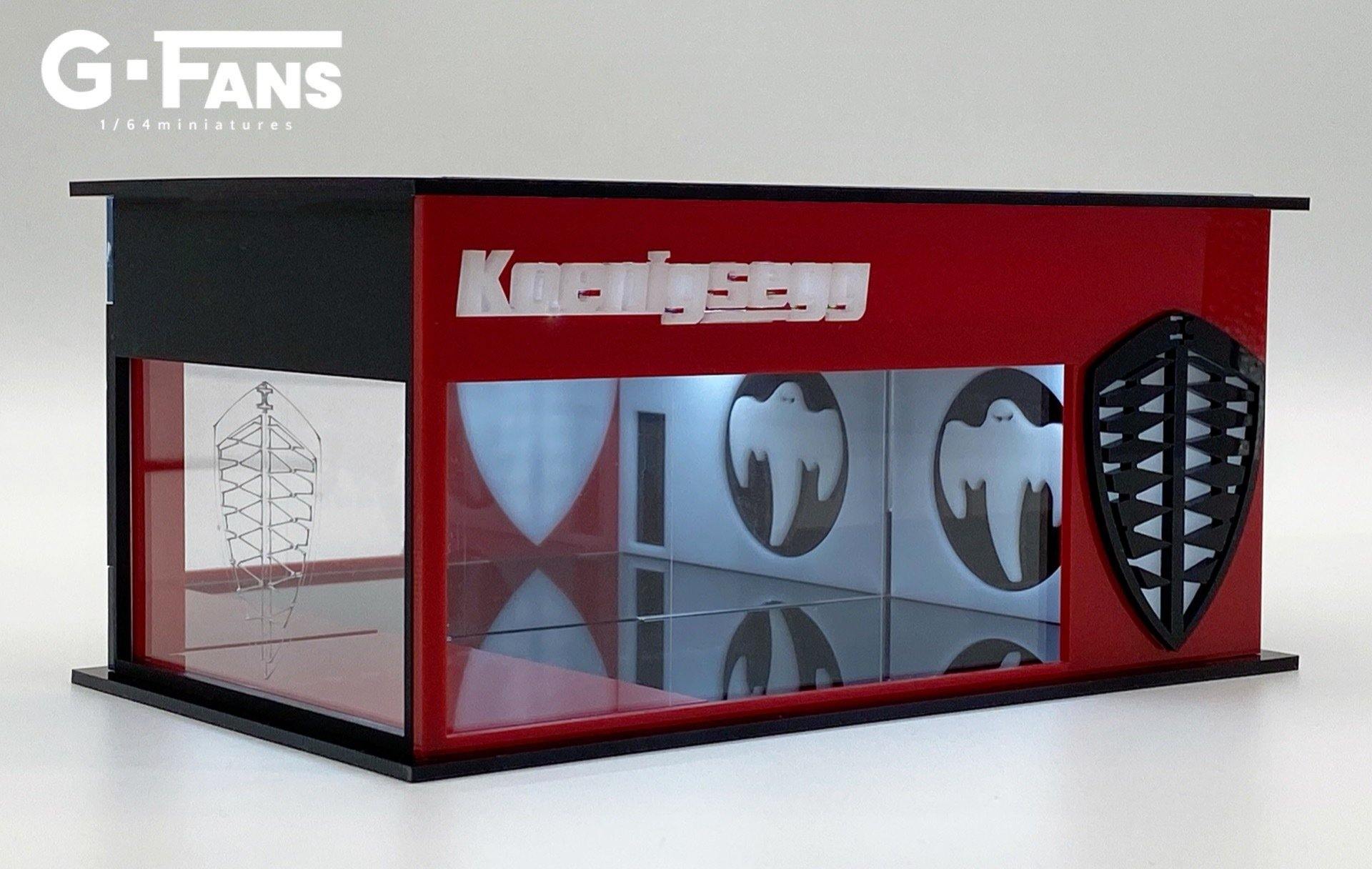 G.Fans 1:64 Diorama Koenigsegg Exhibition Museum 710001 – Horizon Diecast