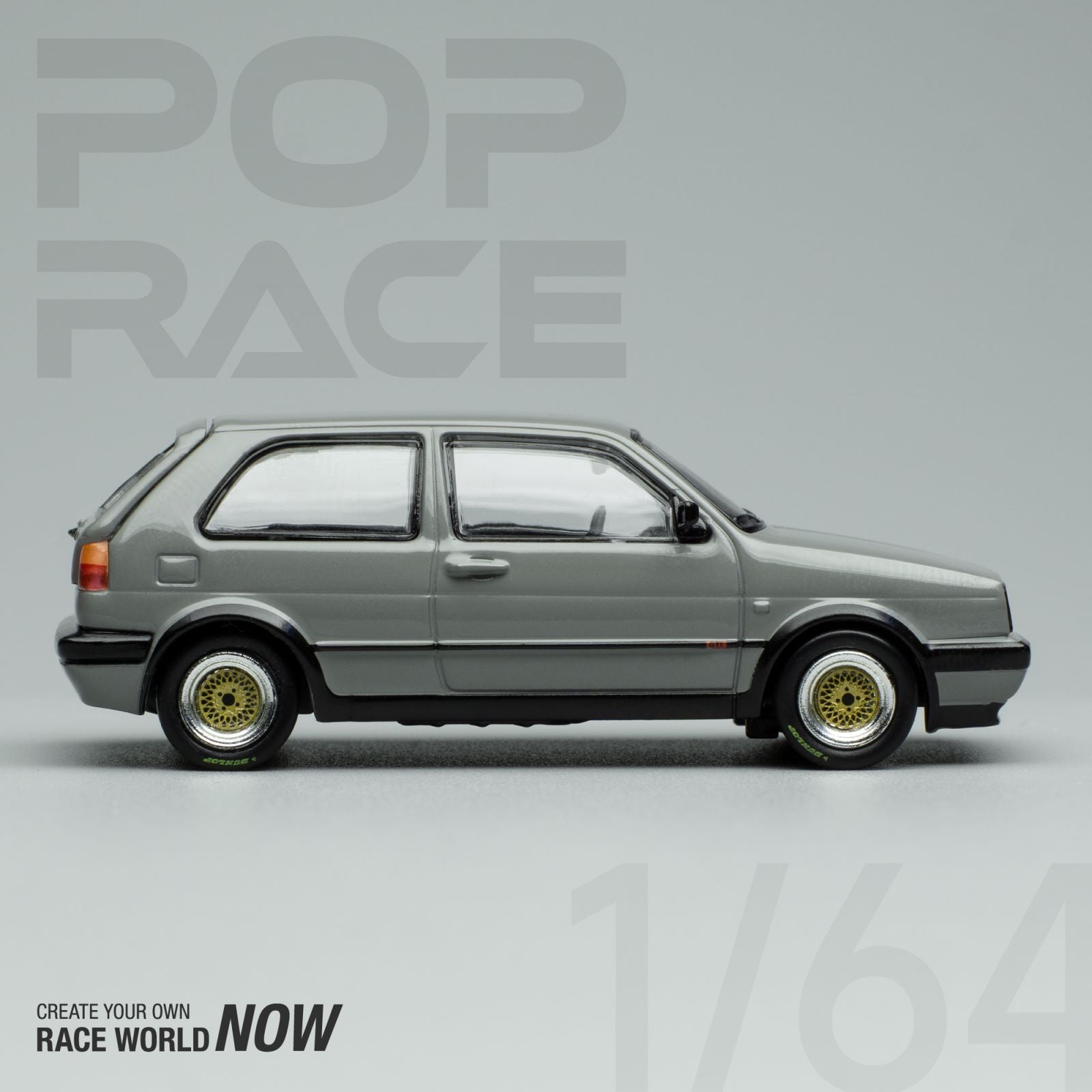 POPRACE 1:64 Volkswagen Golf GTI MK2 Grey PR64-GFM2-GRY – Horizon