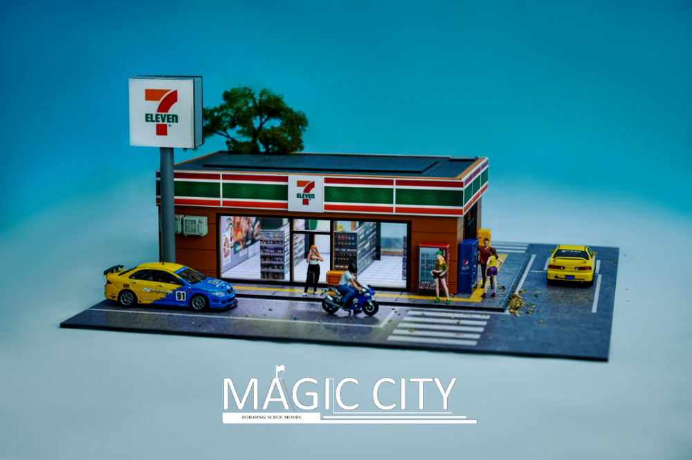 Magic City 1:64 Diorama 7-Eleven Store 110039