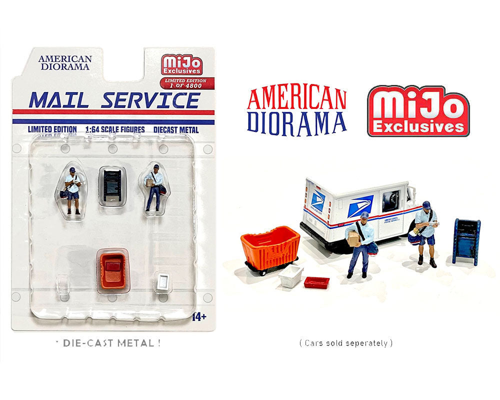 American Diorama 1:64 Figure Set - Mail Service AD-76491MJ