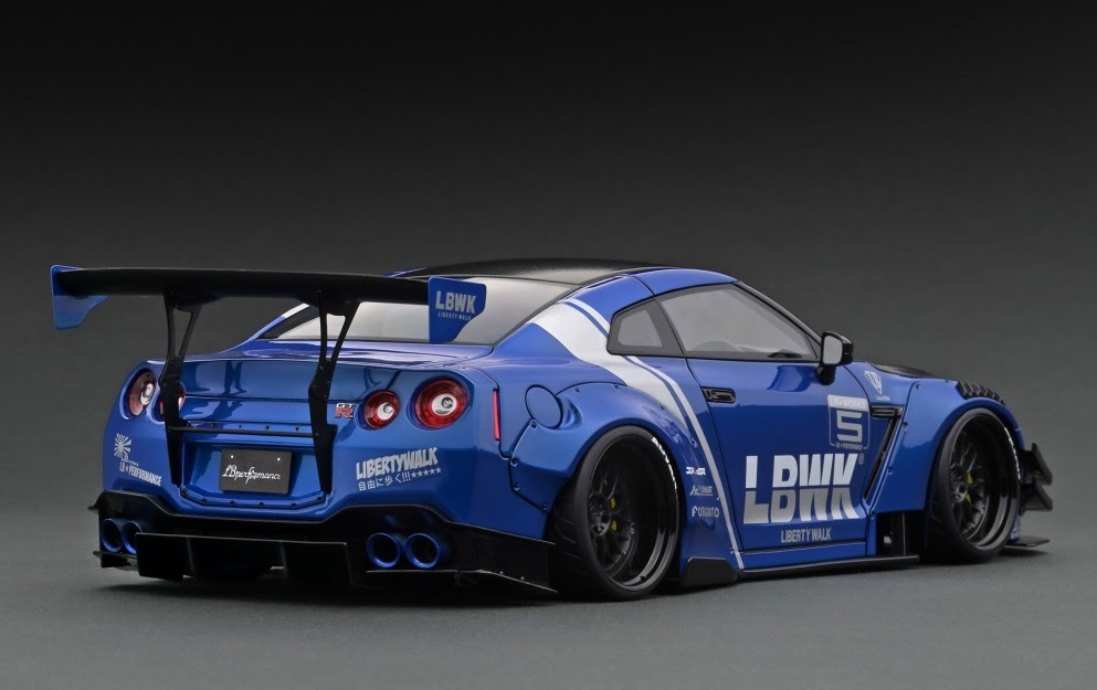 Ignition Model 1:43 LB-WORKS Nissan GT-R R35 type 2 Blue IG2551 Ignition Model 1:43 LB-WORKS Nissan GT-R R35 type 2 Blue IG2551
