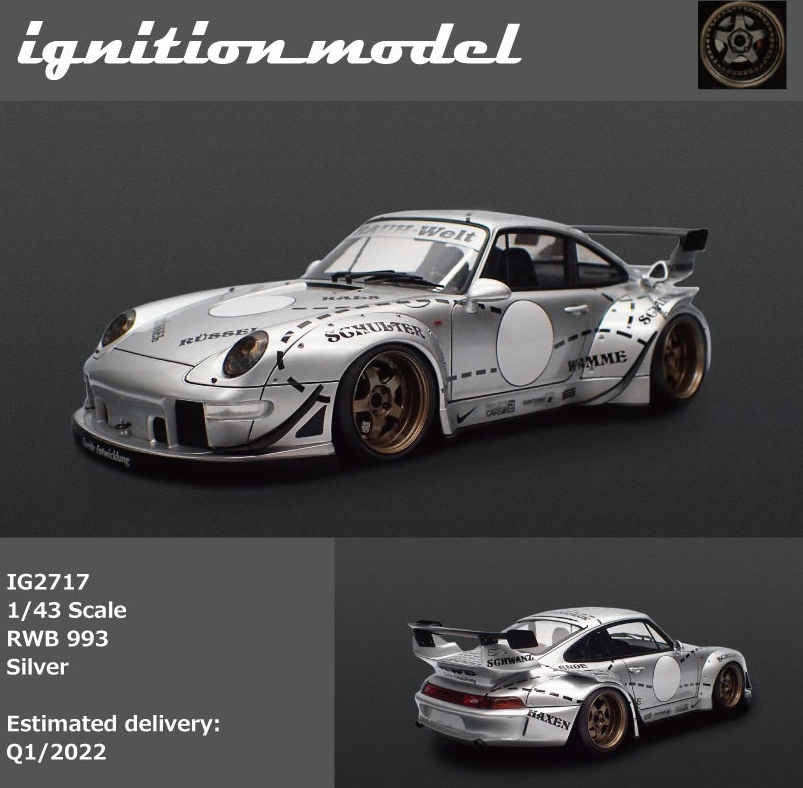 Ignition Model 1:43 RWB 993 Silver – Horizon Diecast