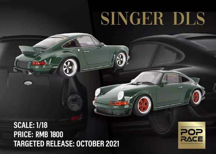 POPRACE 1:18 Porsche Singer DLS Oak