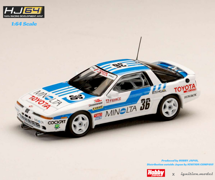 IG + Hobby Japan 1:64 MINOLTA Toyota Supra Turbo (MA70) 1988 HJR642026A