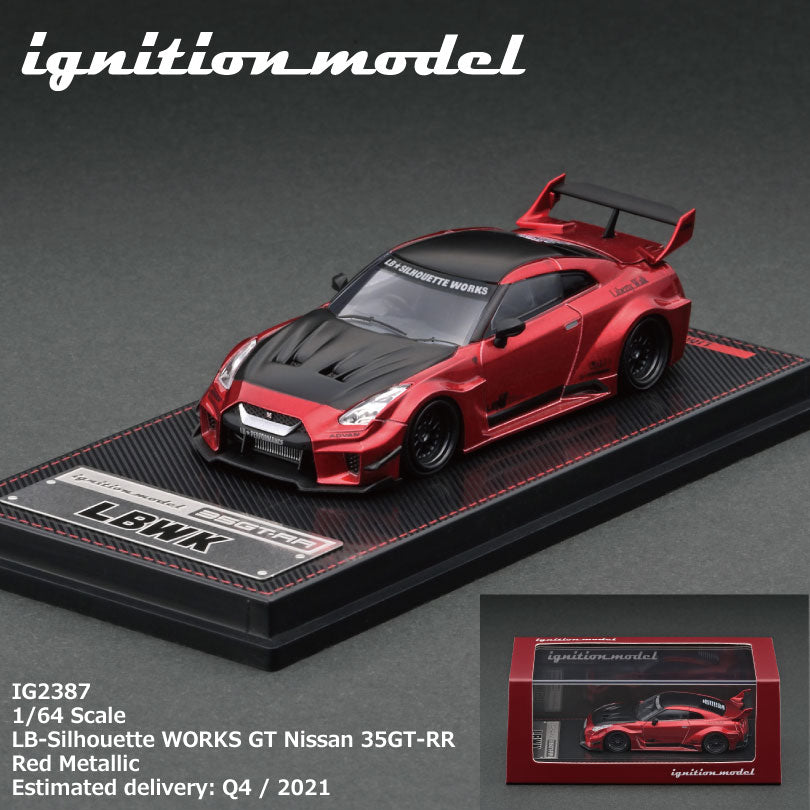 Ignition Model 1:64 LB-Silhouette WORKS GT Nissan 35GT-RR Red Metallic IG2387
