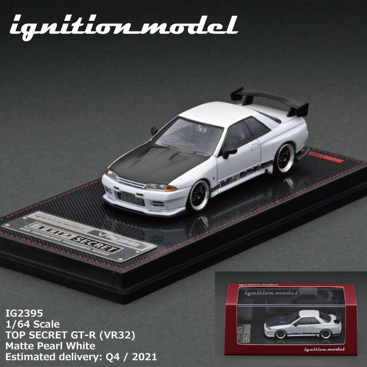 Ignition Model 1:64 TOP SECRET GTR (VR32) Matte Pearl White