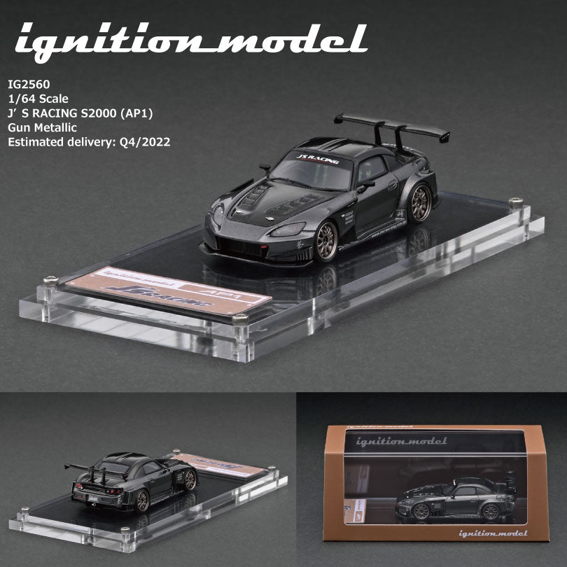 Ignition Model 1:64 J'S RACING S2000 (AP1) Gun Metallic IG2560
