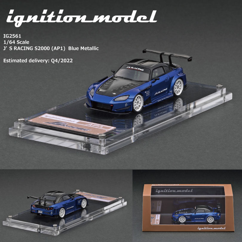 Ignition Model 1:64 J'S RACING S2000 (AP1) Blue Metallic IG2561