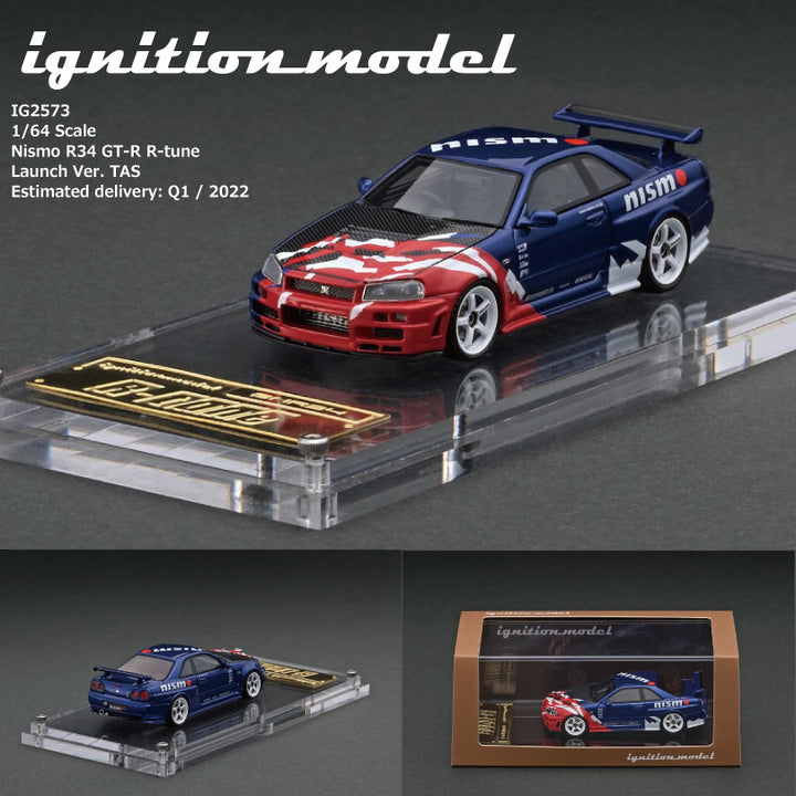 Ignition Model 1:64 Nismo R34 GT-R R-tune Launch Ver. TAS IG2573