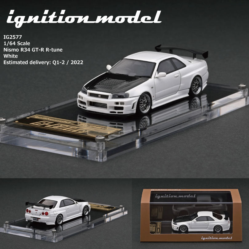 [Preorder] Ignition Model 1:64 Nismo R34 GTR R-tune White