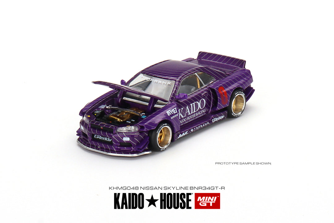 Kaido House + Mini GT 1:64 Nissan Skyline GTR (R34) Kaido Works V1