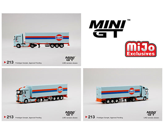 Mini GT 1:64 Mercedes-Benz Actros Dry Container (Gulf)