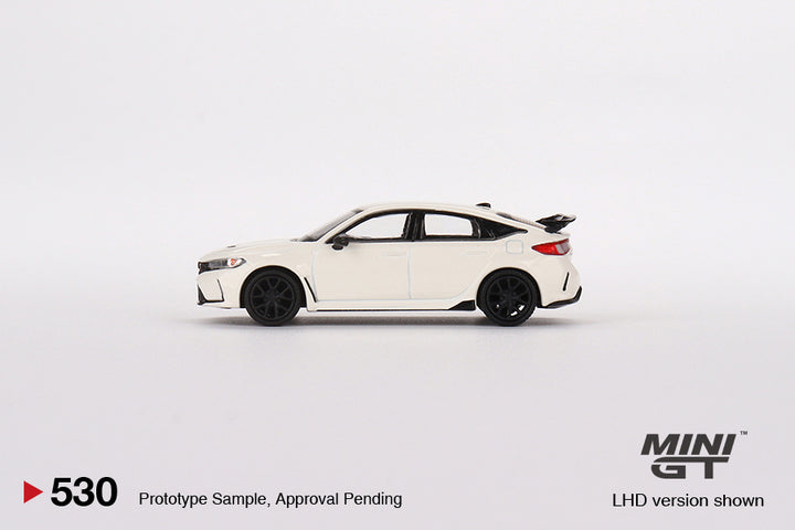 Mini GT 1:64 Honda Civic Type R Championship White 2023 LHD MGT00530 Side