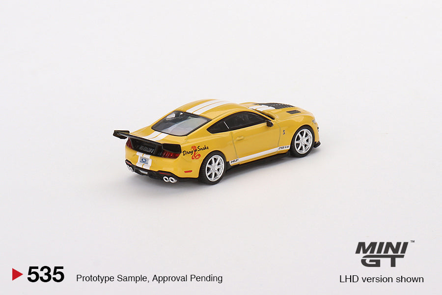 Mini GT 1:64 Shelby GT500 Dragon Snake Concept Yellow LHD MGT00535 Rear