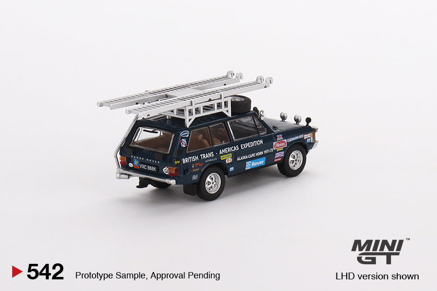 Mini GT 1:64 Range Rover 1971 British Trans-Americas Expedition (VXC ...