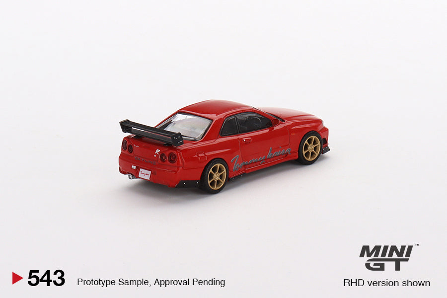 Mini GT 295 Nissan Skyline GTR R32 rojo perla con BBS LM rueda sellada | México Mini GT 295 Nissan Skyline GTR R32 rojo perla con BBS LM rueda sellada | México