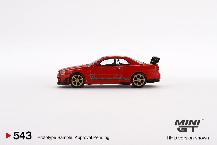 Mini GT 1:64 Nissan Skyline R34 GT-R Tommykaira R RZ Edition Red