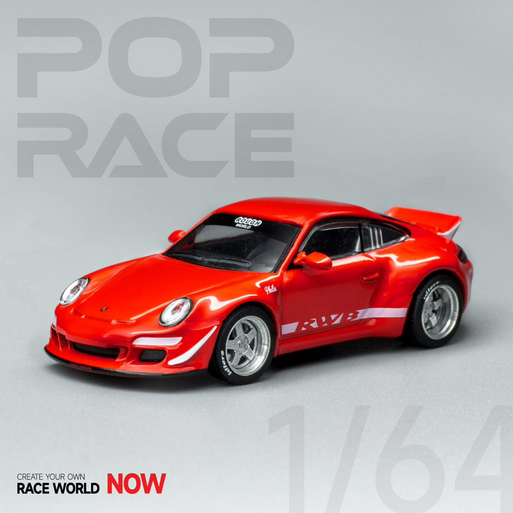 POPRACE 1:64 Porsche RWB 997 RED