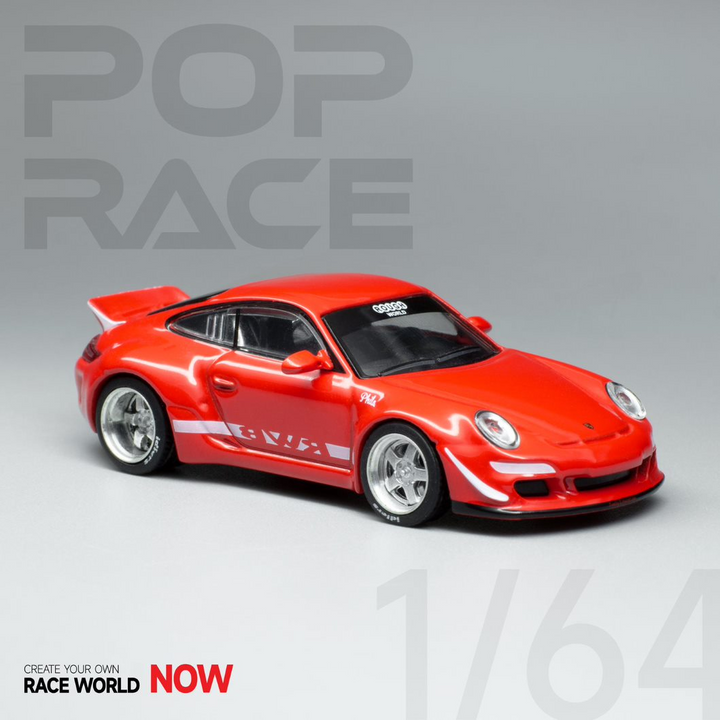 POPRACE 1:64 Porsche RWB 997 RED