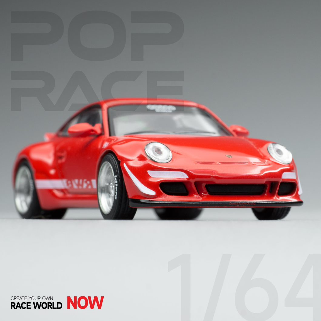 POPRACE 1:64 Porsche RWB 997 RED