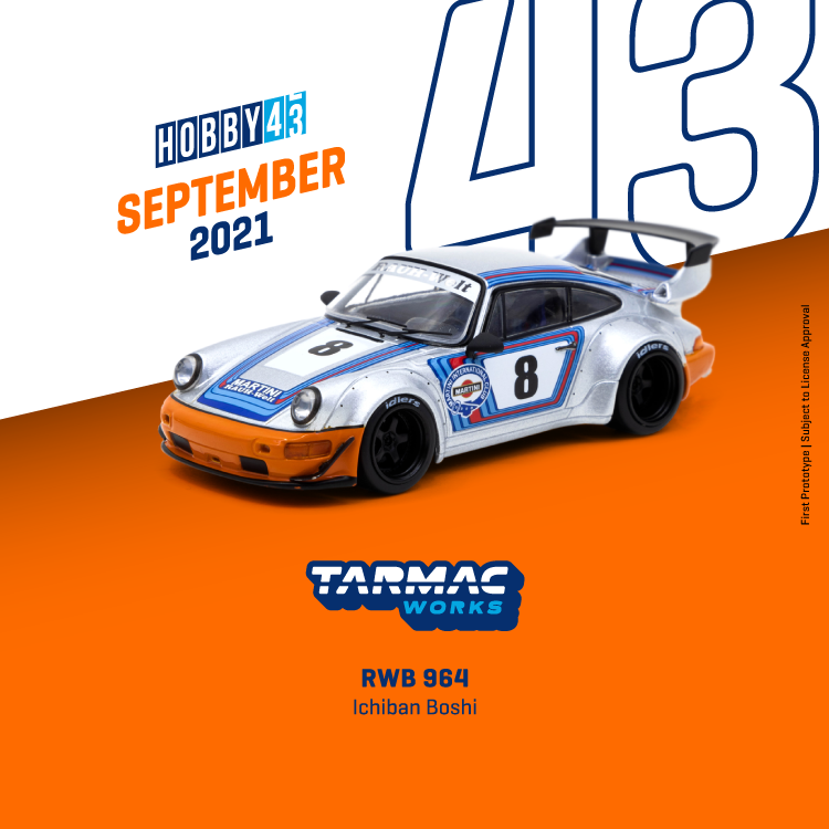 Tarmac Works 1:43 RWB 964 Ichiban Boshi T43-017-IB – Horizon Diecast Tarmac Works 1:43 RWB 964 Ichiban Boshi T43-017-IB – Horizon Diecast