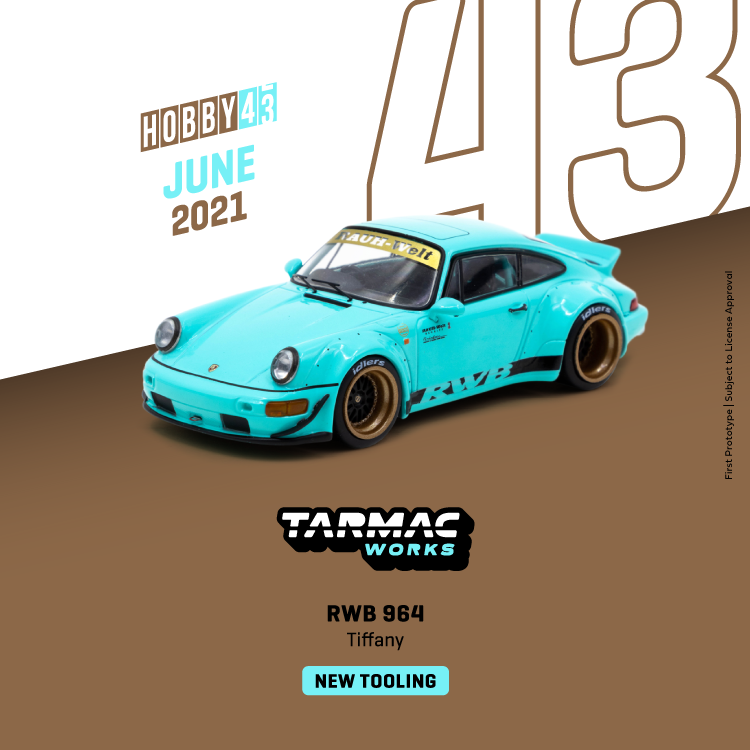 Tarmac Works 1:43 Porsche RWB 964 Tiffany