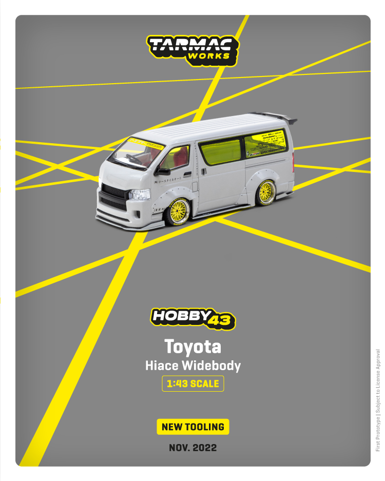 Tarmac Works 1:43 Toyota Hiace Widebody Grey T43-024-GR – Horizon Tarmac Works 1:43 Toyota Hiace Widebody Grey T43-024-GR – Horizon