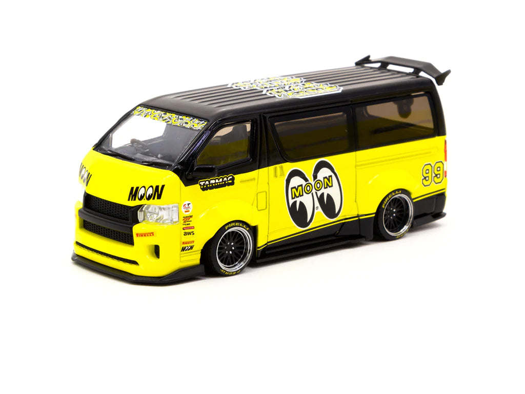 Tarmac Works 1:43 Toyota Hiace Widebody Mooneyes Team Van T43-024