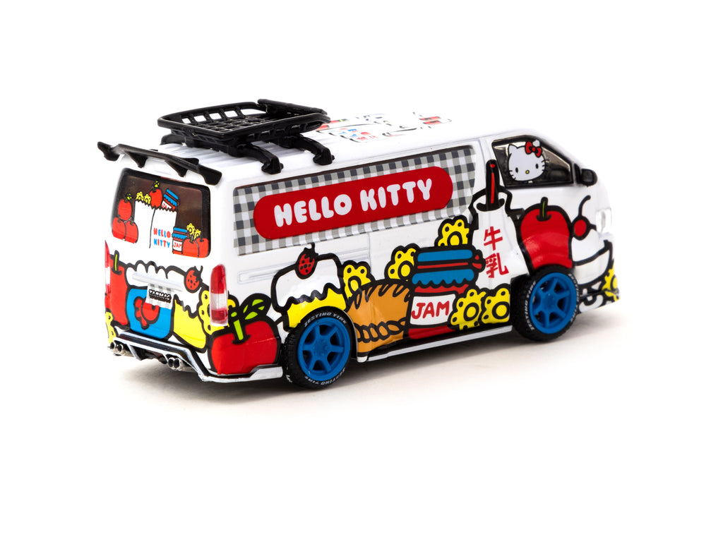 Tarmac Works 1:64 Toyota Hiace Widebody Hello Kitty Capsule Delivery Van