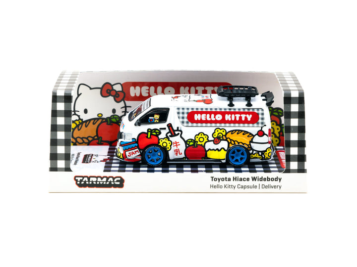 Tarmac Works 1:64 Toyota Hiace Widebody Hello Kitty Capsule Delivery Van