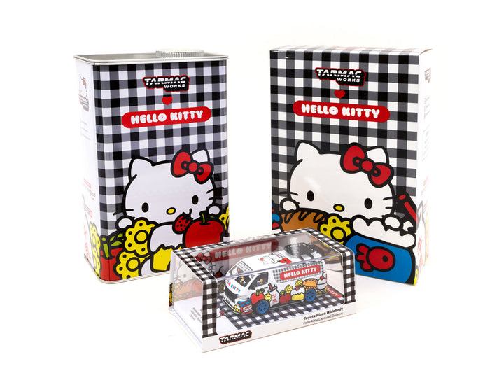Tarmac Works 1:64 Toyota Hiace Widebody Hello Kitty Capsule Delivery Van