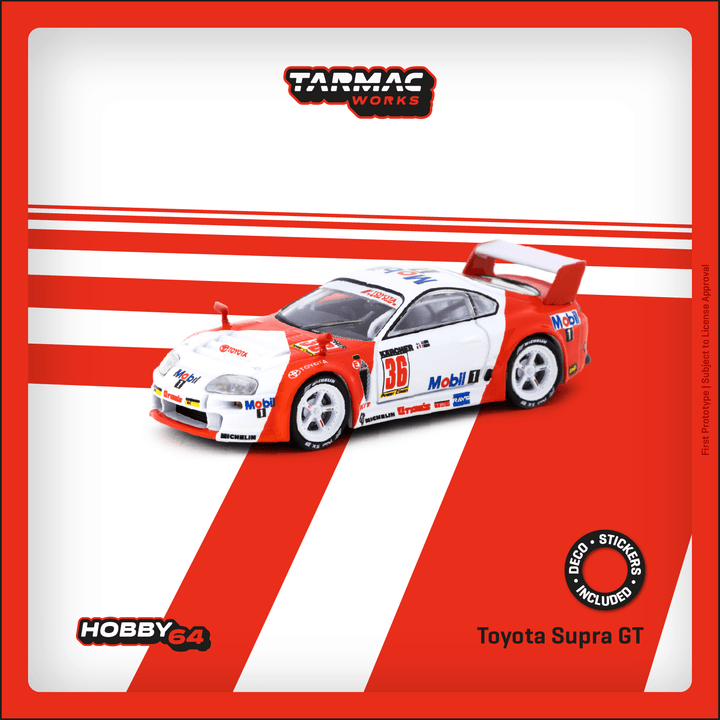 Tarmac Works 1:64 Toyota Supra GT BPR Zhuhai 1995 J. J.