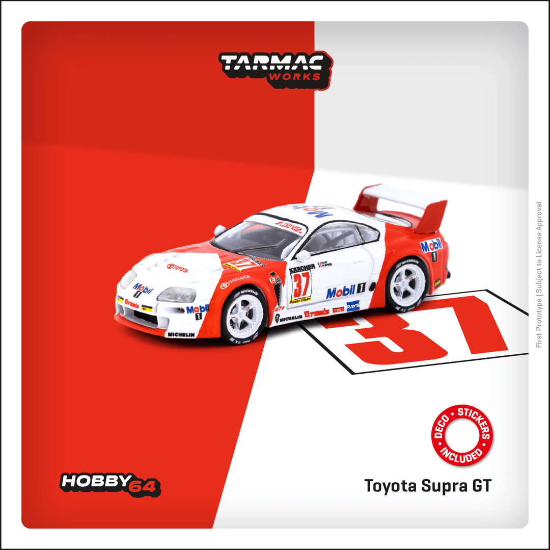 Tarmac Works 1:64 Toyota Supra GT BPR Zhuhai 1995 J. J.