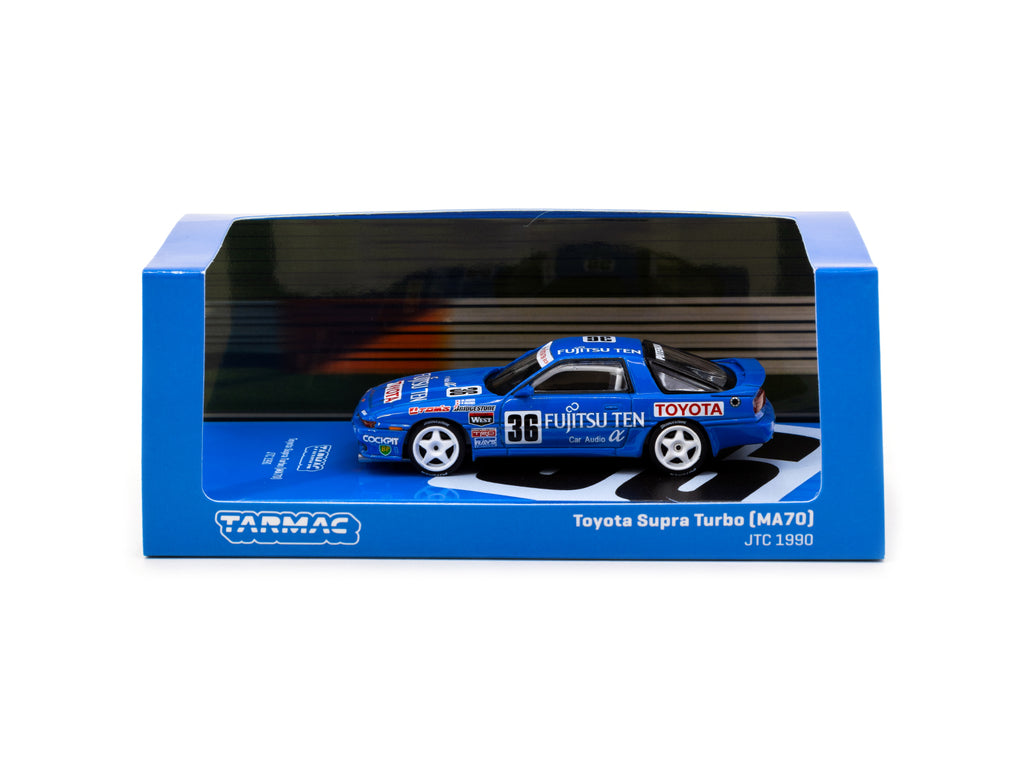 Tarmac Works 1:64 Toyota Supra Turbo (MA70) JTC 1990