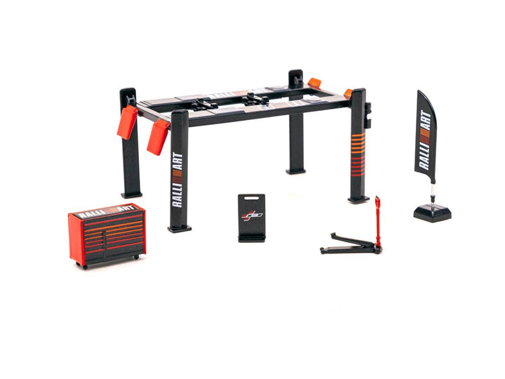 Tarmac Works 1:64 Garage Tools Set Ralliart