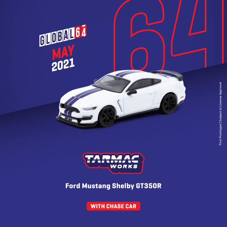 Tarmac Works 1:64 Ford Mustang Shelby GT350R
