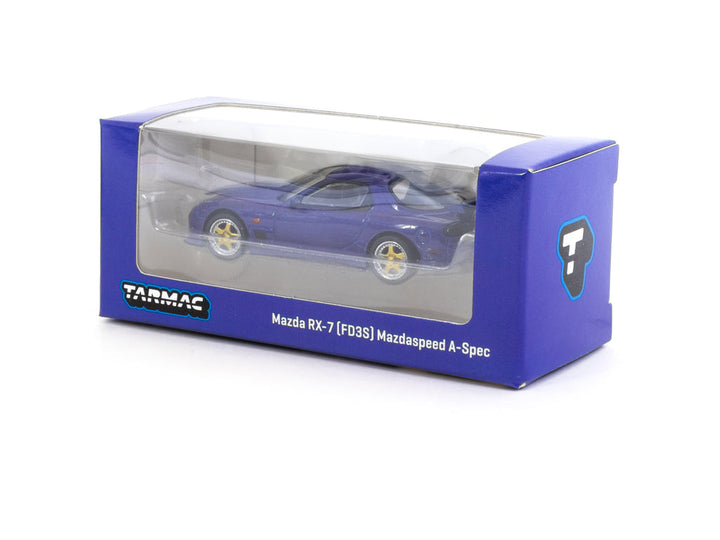 Tarmac Works 1:64 Mazda RX-7 FD3S Mazdaspeed A-Spec Innocent Blue Mica