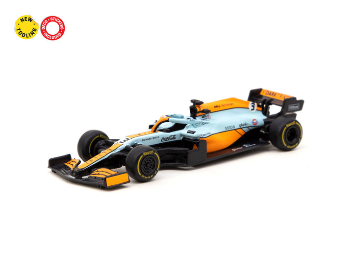 Tarmac Works 1:64 McLaren MCL35M Monaco Grand Prix 2021 D. Ricciardo / L. Norris