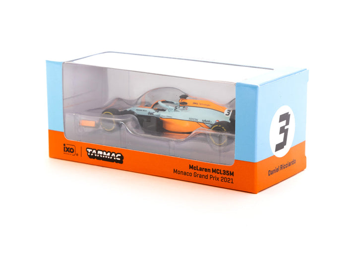 Tarmac Works 1:64 McLaren MCL35M Monaco Grand Prix 2021 D. Ricciardo / L. Norris