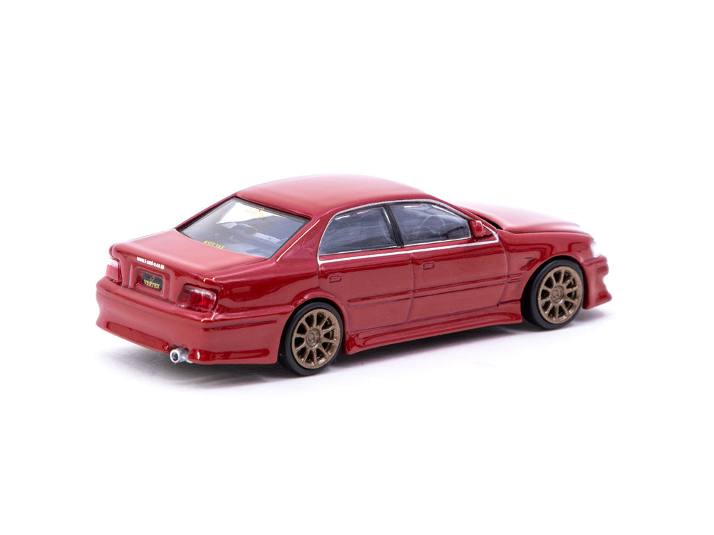 Tarmac Works 1:64 VERTEX Chaser JZX100 Red Metallic
