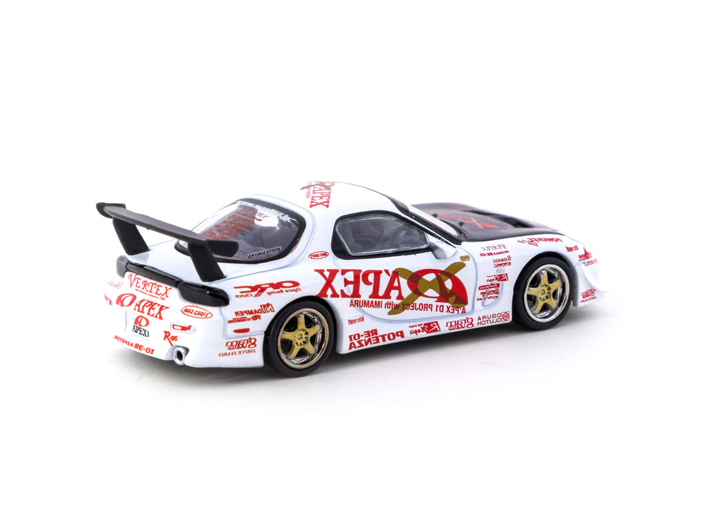 Tarmac Works 1:64 VERTEX RX-7 FD3S A'PEX D1 PROJECT
