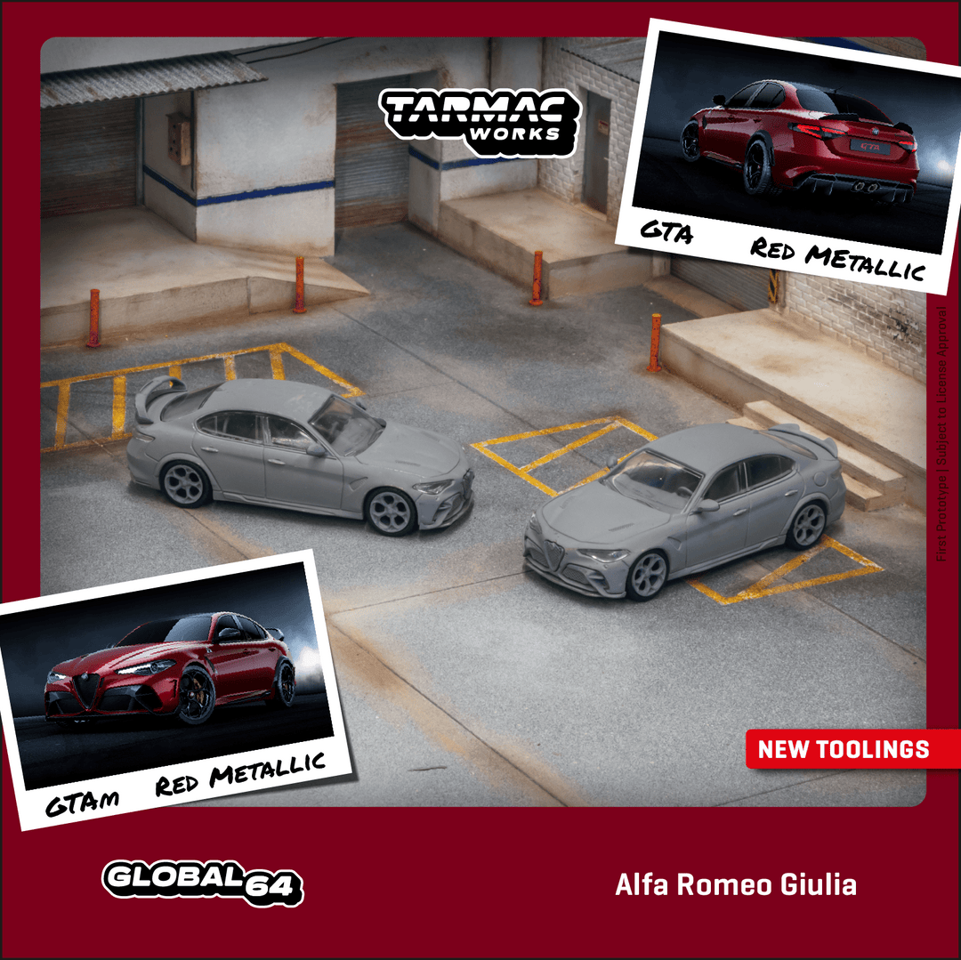 Tarmac Works 1:64 Alfa Romeo Giulia GTA/GTAm Red Metallic T64G-TL031-RE/MRE