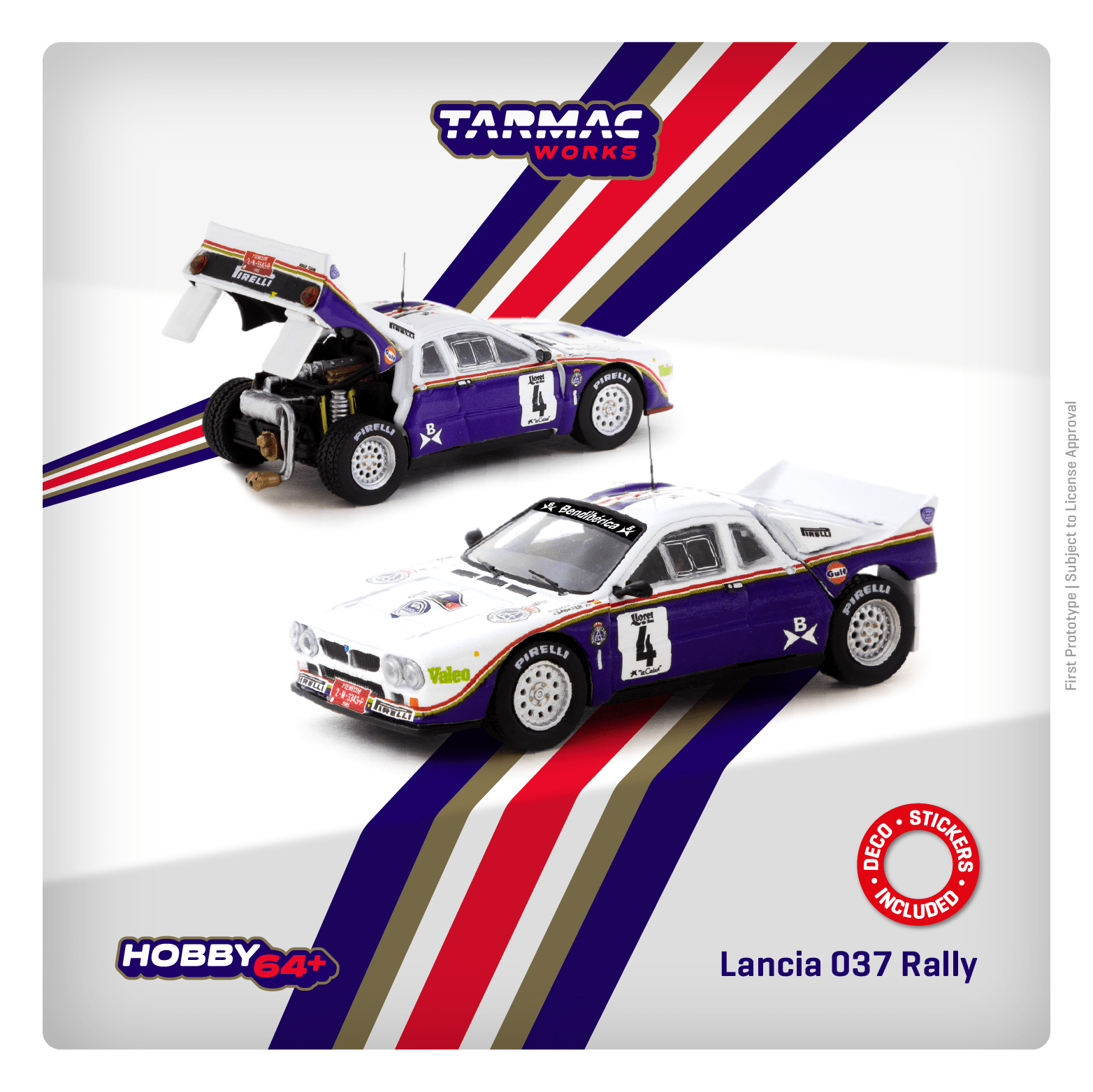 Tarmac Works 1:64 Lancia 037 Rally Rally Costa Brava 1985 S Tarmac Works 1:64 Lancia 037 Rally Rally Costa Brava 1985 S